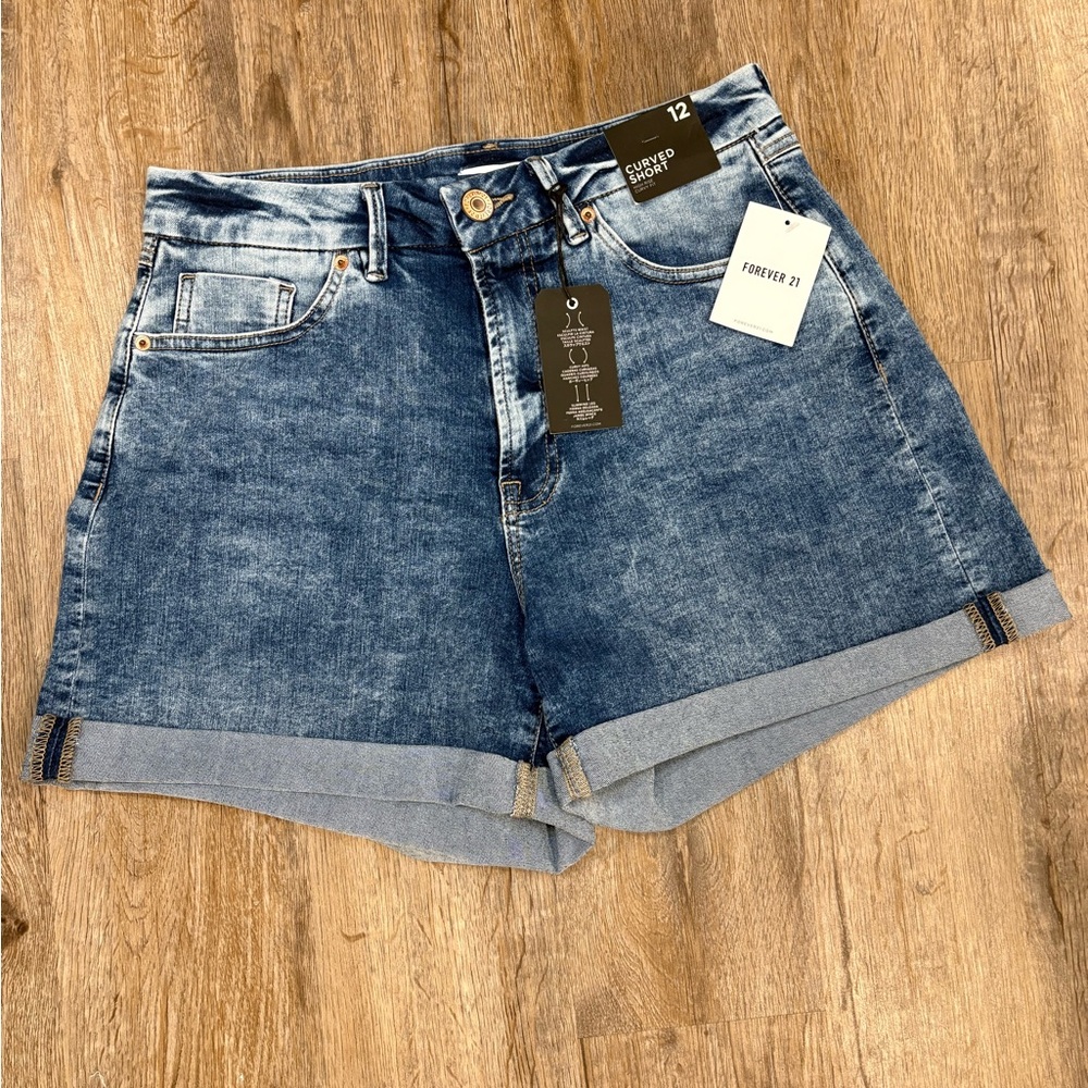 Forever 21 Classic Blue Jean Shorts